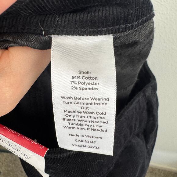 NWT Talbots Black Corduroy Skinny Pants - Picture 5 of 5